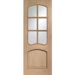Riviera Internal Oak Door (with raised mouldings)