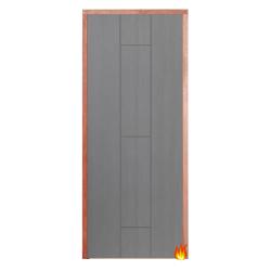 Ardosia Grey Primed PAS 24 Fire-Resistant Flat Entrance Door Set