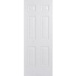 6 Panel Composite White External Door 80" x 32" (2032 x 813mm)