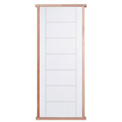 Composite White Modica Pre-hung External Door Set