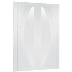 Salerno White Primed Internal French Door Pair