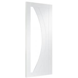 Salerno White Primed with Clear Glass