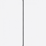 Manhattan Hudson Matt Black Double Pull Handle (1700 x 15mm)