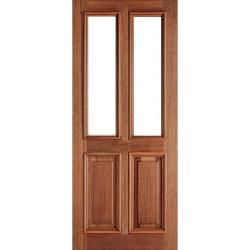 Derby External Hardwood Door 62mm middle stile (unglazed)