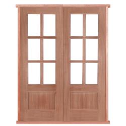Hampstead Solid Hardwood Bespoke PreHung French Doors