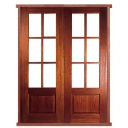 Hampstead Prehung Hardwood French Doors