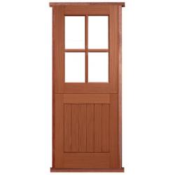 Pre-hung 4-Light Hardwood Stable Door Set Pre-hung 4-Light Hardwood Stable Door Set