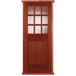 9-Light Hardwood Pre-hung Stable Door Set