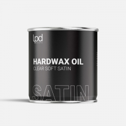 Hardwax Oil - Clear soft satin (for internal doors only)
