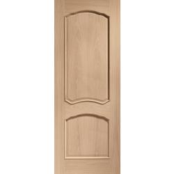Louis Oak Door with Raised Mouldings (un-finished)