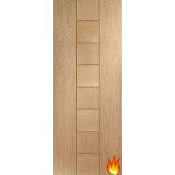 Messina Internal Oak Fire Door (un-finished) FD30