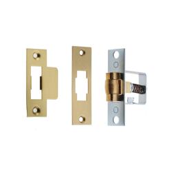 Heavy Duty Adjustable Rollerbolt Catch (brass roller)