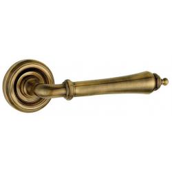Jedo Camille Antique Brass Designer Lever on Rose