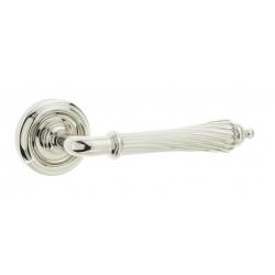 Jedo Giselle Polished Nickel Designer Lever on Rose