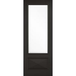 Knightsbridge Glazed Black Internal Door