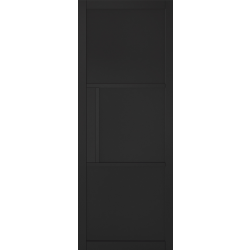 Florence 3 Panel Black Crittal Style Door (pre-finished)