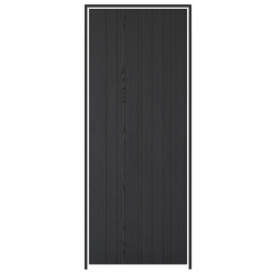 Montreal Black Laminate Prehung Internal Door