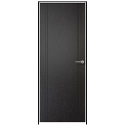 Monaco Black Laminate Prehung Internal Door