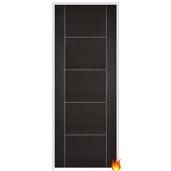 Vancouver Laminate Dark Grey Prehung Fire Door