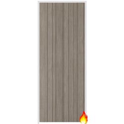 Montreal Light Grey Laminate Prehung Internal Fire Door