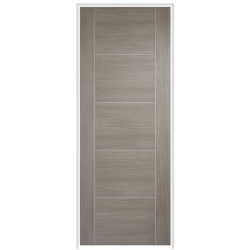 Vancouver Laminate Light Grey Prehung Internal Door
