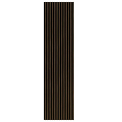 Walnut Laminate (to 3 faces) Acoustic Wall Panelling