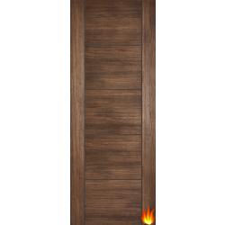 Vancouver Internal Walnut Laminate Fire Door (pre-finished)
