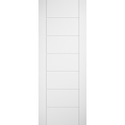 Linear 7P Pre-Finished White Internal Door