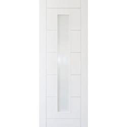Barbican Glazed White Primed Internal Door