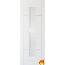 Barbican Glazed White Primed Internal Fire Door