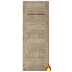 Edmonton Light Grey Prehung Internal Fire Door