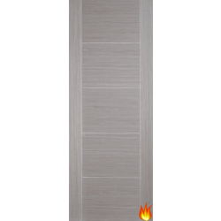 Vancouver Light Grey (stained) Internal Fire Door (FD30)