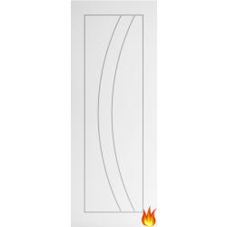 Sicily White Primed Internal Fire Door