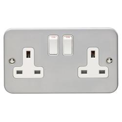 13Amp 2 Gang Socket