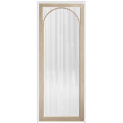 Melrose Blonde Oak Prehung Internal Door with Reeded Glass