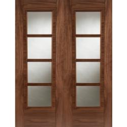 Iseo Walnut Internal Rebated Pair (pre-finished)