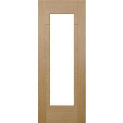 Cotswold Internal Oak Door with Clear Glass (pre-finished) Cotswold Internal Oak Door with Clear Glass (pre-finished)