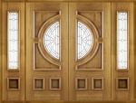 Empress Double Front Doors With Sidelights