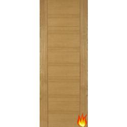 Deluxe Iseo Quarter Cut Oak Internal Fire Door FD30 (pre-finished)