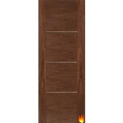 Nova Internal Walnut Fire Door (pre-finished) FD30