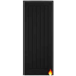 Mexicano Black Prehung Internal Fire Door