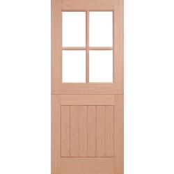 Stable 4-Light External Hardwood Door