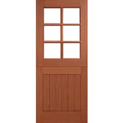 Stable 6-Light External Hardwood Door