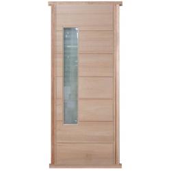 Modena 1-Light Hardwood External Pre-hung Door Set