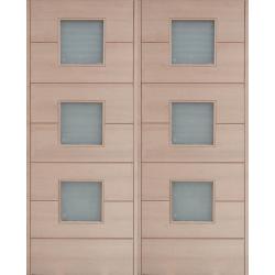 Modena 3-L Hardwood Door Pair