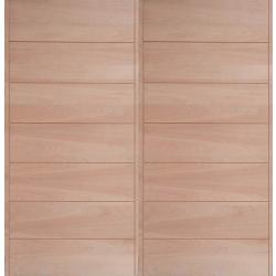Modena 7P Hardwood Door Pair