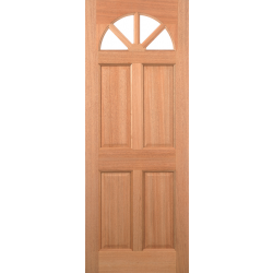 Carolina 4 Panel External Hardwood Door (unglazed)