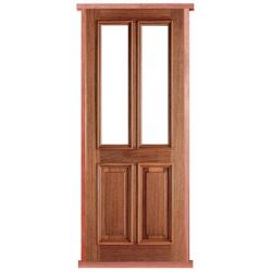 Derby Hardwood (37mm mid stile) Pre-hung Door Set (unglazed)