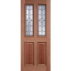 Derby Leaded External Hardwood Door