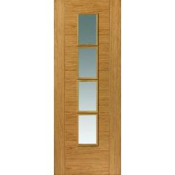 Bela Oak Internal Glazed Door (pre-finished)
